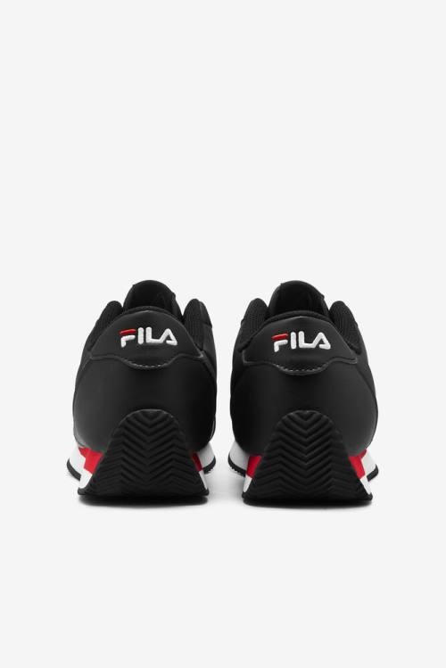 Black / Red / White Men's Fila Province Sneakers | Fila462VB