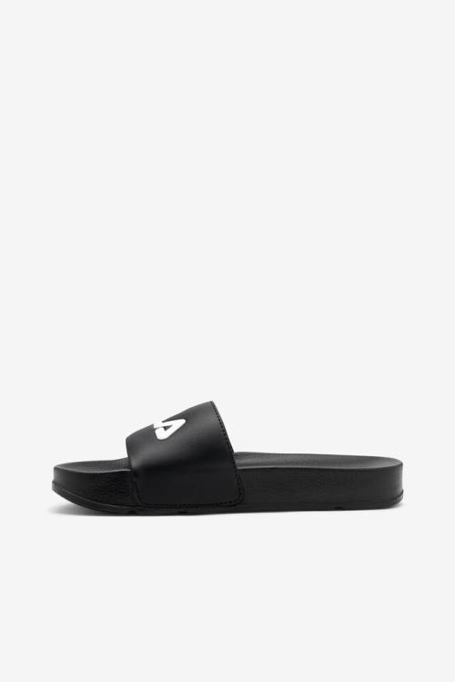 Black / Red / White Women's Fila Drifter Slides | Fila705AI