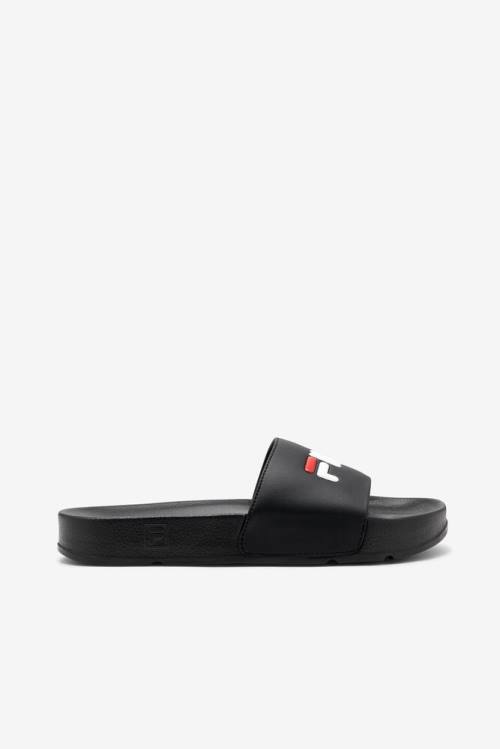 Black / Red / White Women\'s Fila Drifter Slides | Fila705AI