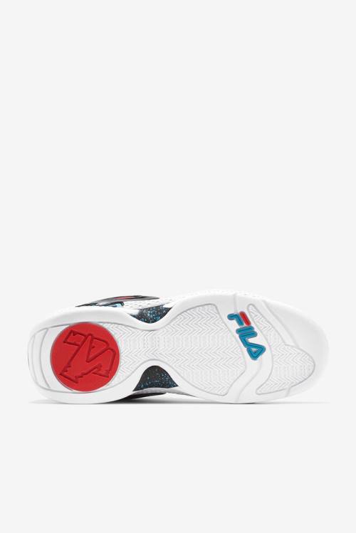 Black / Turquoise / Red Men's Fila Grant Hill 3 Sneakers | Fila146GM