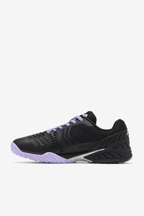 Black / White / Lavender Men's Fila Axilus 2 Energized Tennis Shoes | Fila547XM