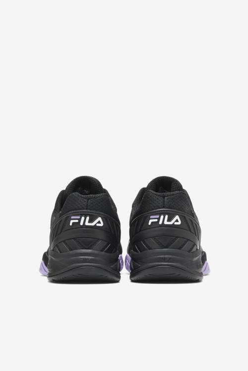 Black / White / Lavender Men's Fila Axilus 2 Energized Tennis Shoes | Fila547XM