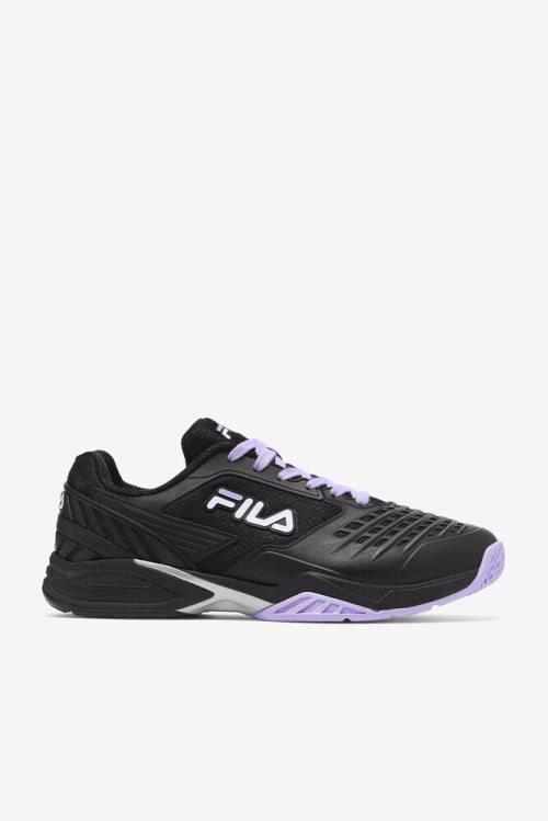 Black / White / Lavender Men\'s Fila Axilus 2 Energized Tennis Shoes | Fila547XM