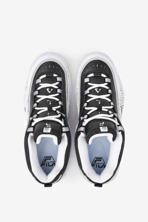 Black / White Men's Fila Grant Hill 3 Sneakers | Fila127XS