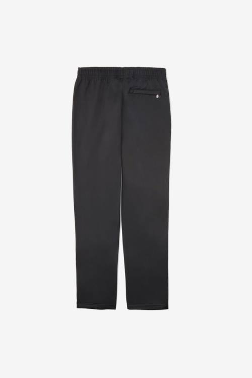 Black / White Men's Fila Italia Track Pants | Fila051HF