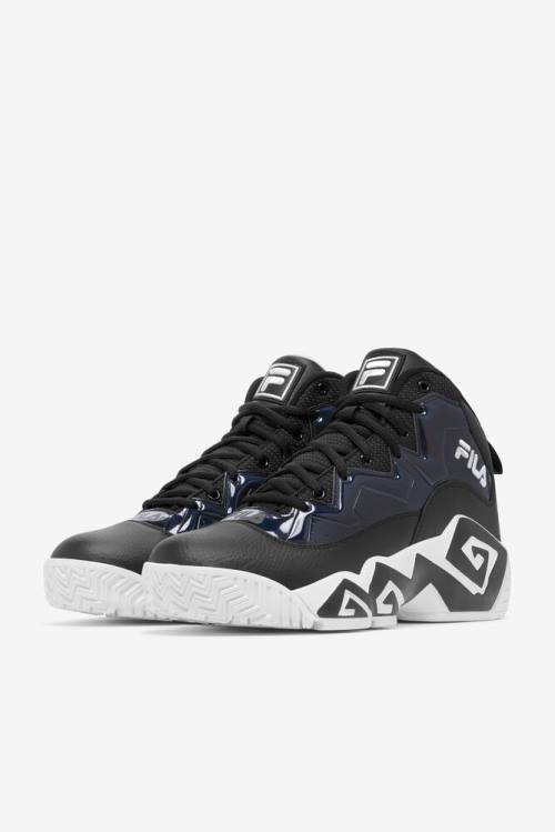 Black / White Men's Fila Mb Night Walk Sneakers | Fila508PZ