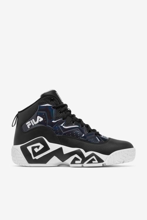 Black / White Men\'s Fila Mb Night Walk Sneakers | Fila508PZ