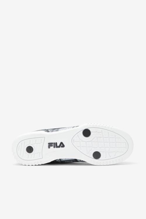 Black / White Men's Fila Original Fitness Patchwork Sneakers | Fila540JX