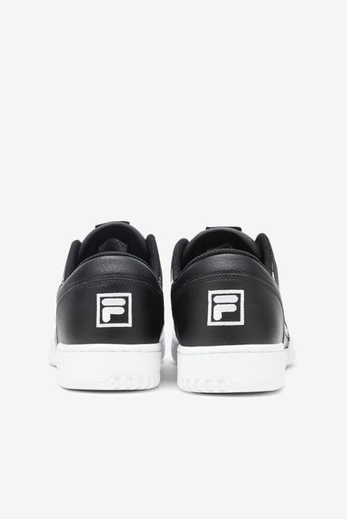 Black / White Men's Fila Original Fitness Patchwork Sneakers | Fila540JX