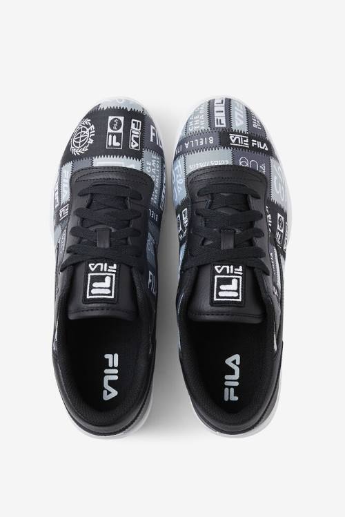 Black / White Men's Fila Original Fitness Patchwork Sneakers | Fila540JX