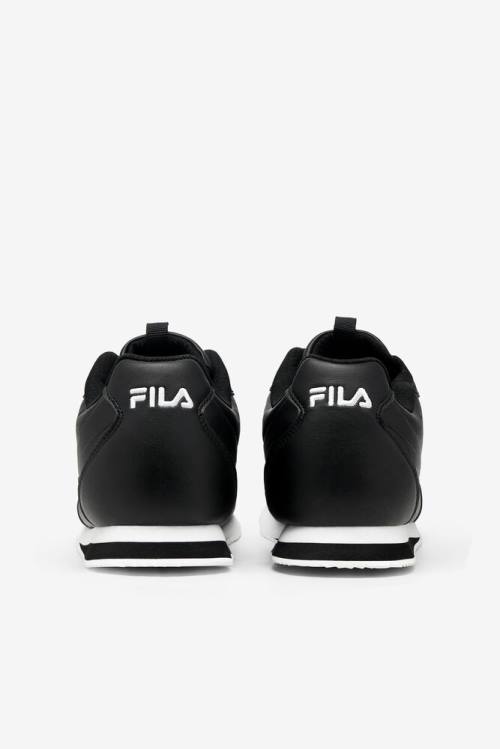 Black / White Men's Fila Panzia Sneakers | Fila901KP