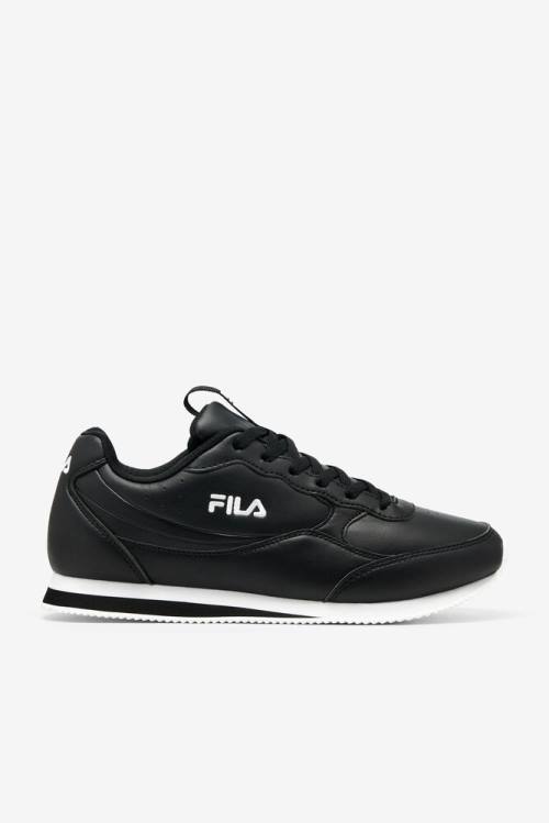 Black / White Men\'s Fila Panzia Sneakers | Fila901KP