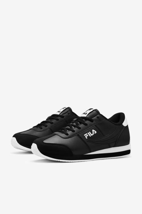 Black / White Men's Fila Province Sneakers | Fila934XJ