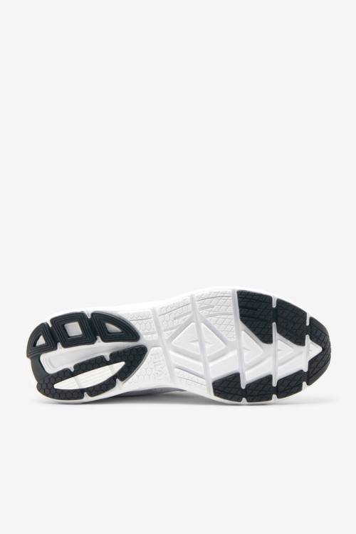 Black / White / Metal Silver Men's Fila Trigate Sneakers | Fila497UQ