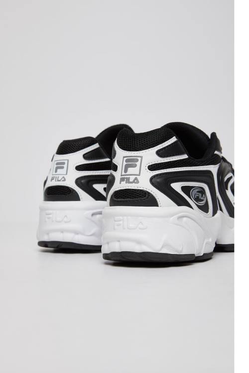 Black / White / Metal Silver Men's Fila Creator Sneakers | Fila932TH