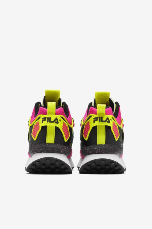 Black / White / Pink Women's Fila Spectra Sneakers | Fila781FX