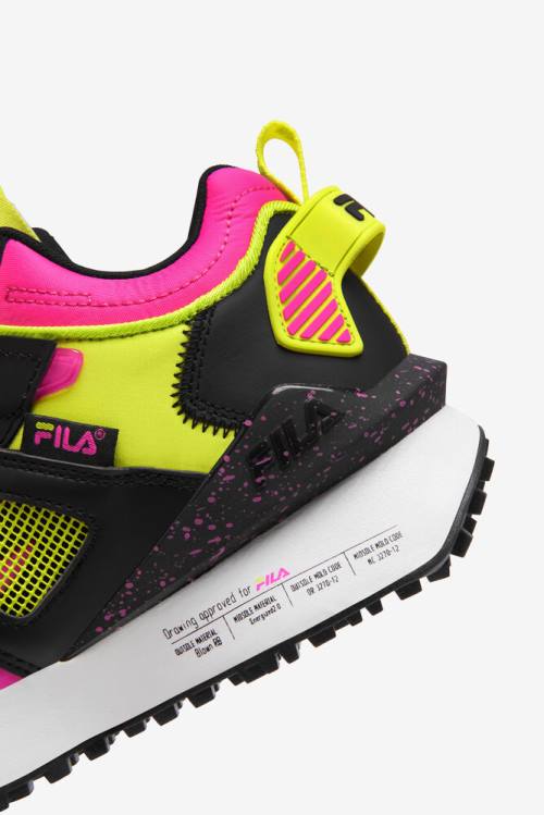 Black / White / Pink Women's Fila Spectra Sneakers | Fila781FX