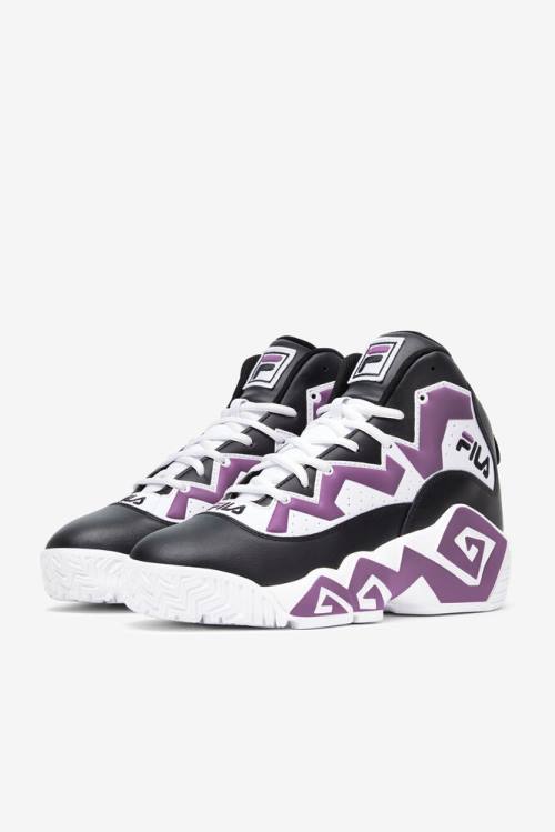 Black / White / Purple Men's Fila Mb Sneakers | Fila328CE