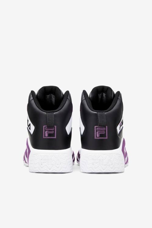 Black / White / Purple Men's Fila Mb Sneakers | Fila328CE