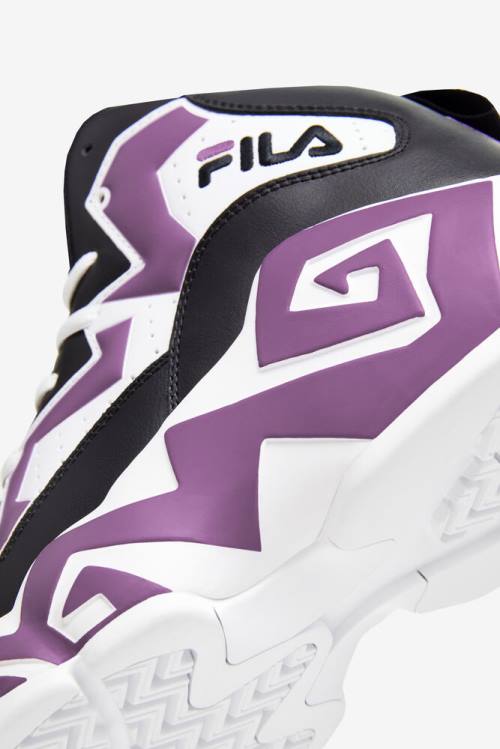 Black / White / Purple Men's Fila Mb Sneakers | Fila328CE