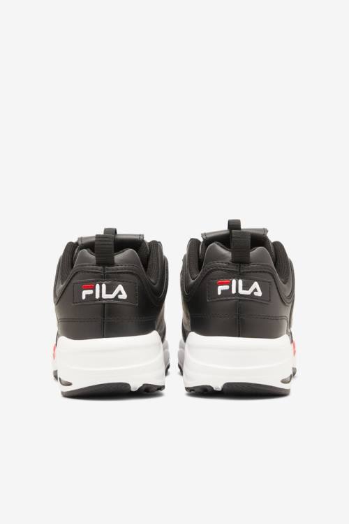 Black / White / Red Men's Fila Disruptor 2 X Sneakers | Fila087CV