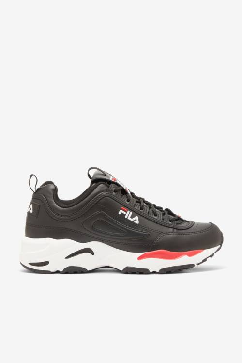 Black / White / Red Men\'s Fila Disruptor 2 X Sneakers | Fila087CV