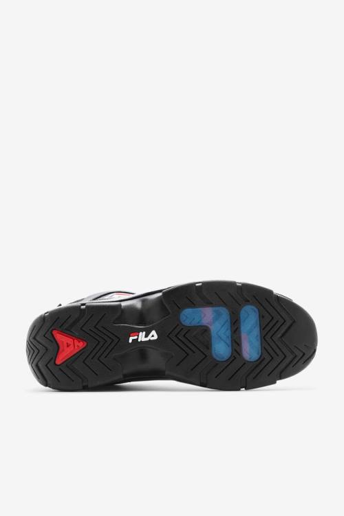 Black / White / Red Men's Fila Grant Hill 2 25th Anniversary Edition Sneakers | Fila295FJ