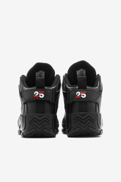 Black / White / Red Men's Fila Grant Hill 2 25th Anniversary Edition Sneakers | Fila295FJ