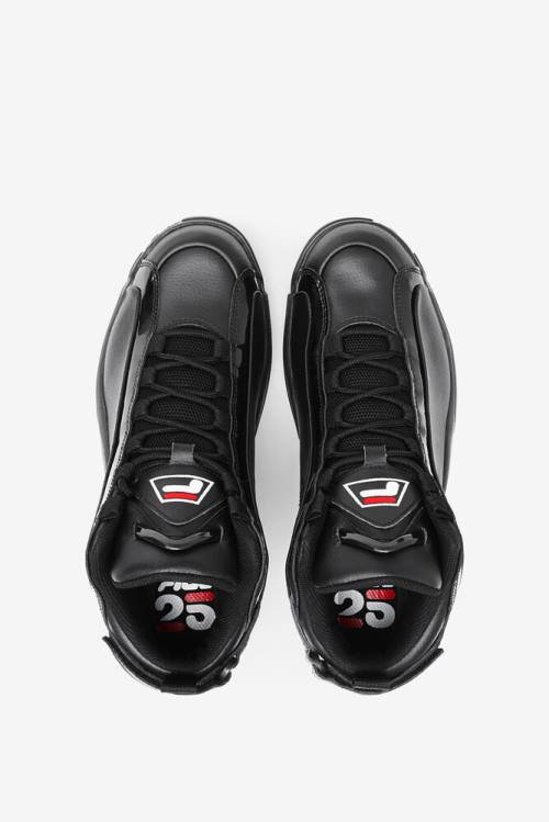 Black / White / Red Men's Fila Grant Hill 2 25th Anniversary Edition Sneakers | Fila295FJ