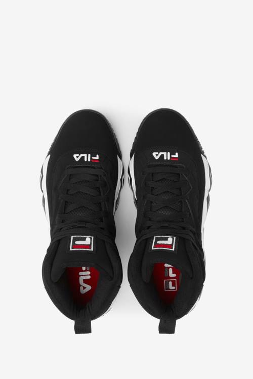 Black / White / Red Men's Fila Mb Sneakers | Fila518WR