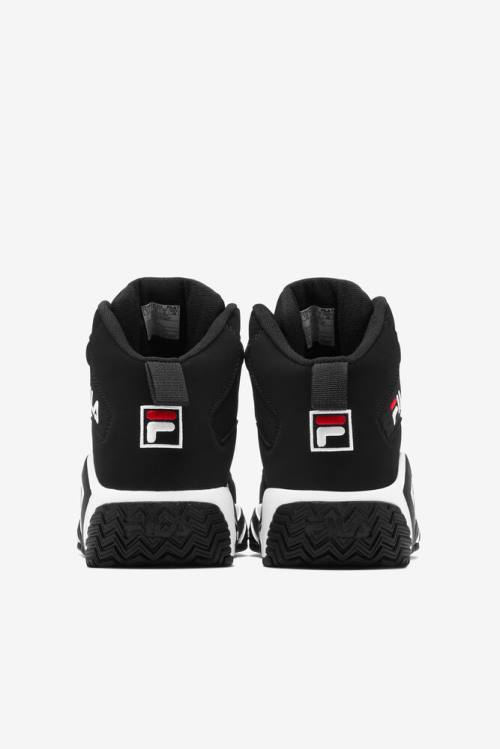 Black / White / Red Men's Fila Mb Sneakers | Fila518WR