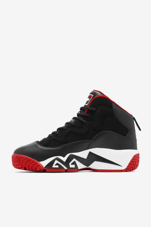 Black / White / Red Men's Fila Mb Sneakers | Fila954OH