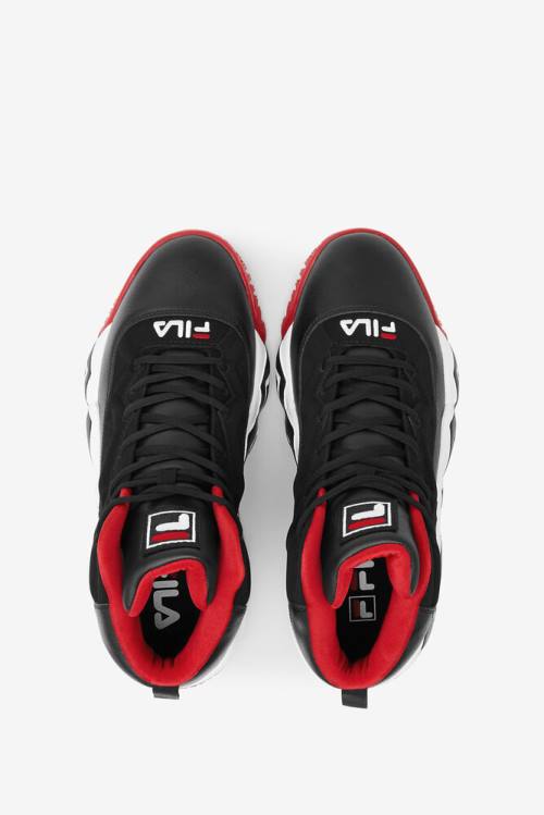 Black / White / Red Men's Fila Mb Sneakers | Fila954OH