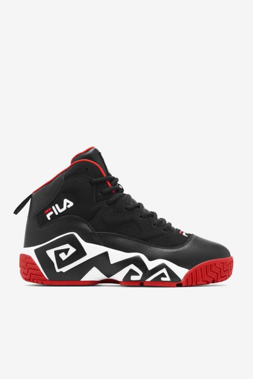 Black / White / Red Men\'s Fila Mb Sneakers | Fila954OH