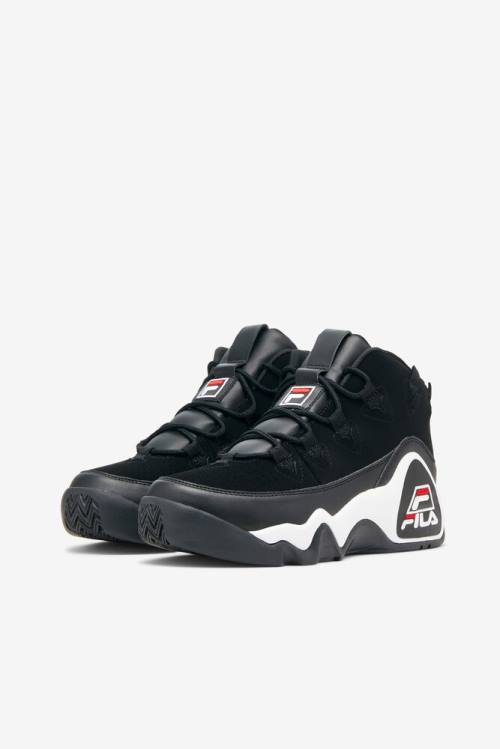 Black / White / Red Women's Fila Grant Hill 1 Sneakers | Fila683RC