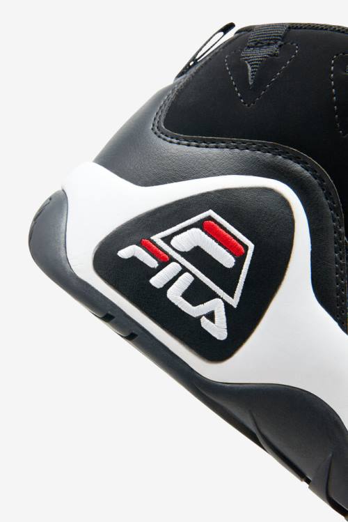 Black / White / Red Women's Fila Grant Hill 1 Sneakers | Fila683RC