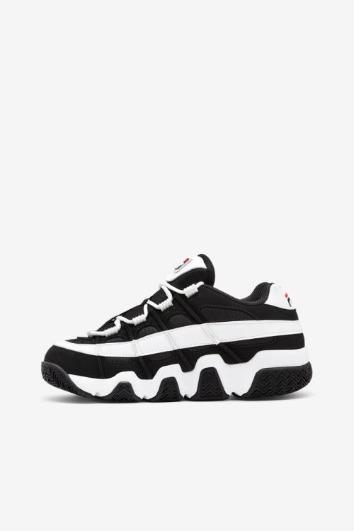 Black / White / Red Women's Fila Uproot Sneakers | Fila139ID