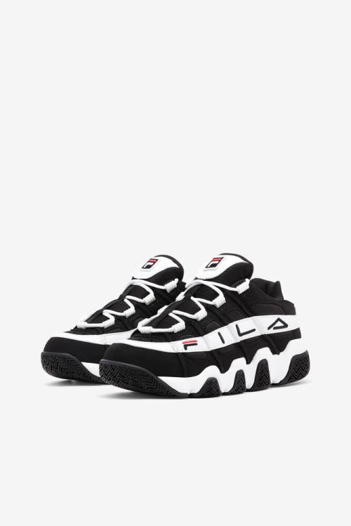 Black / White / Red Women's Fila Uproot Sneakers | Fila139ID