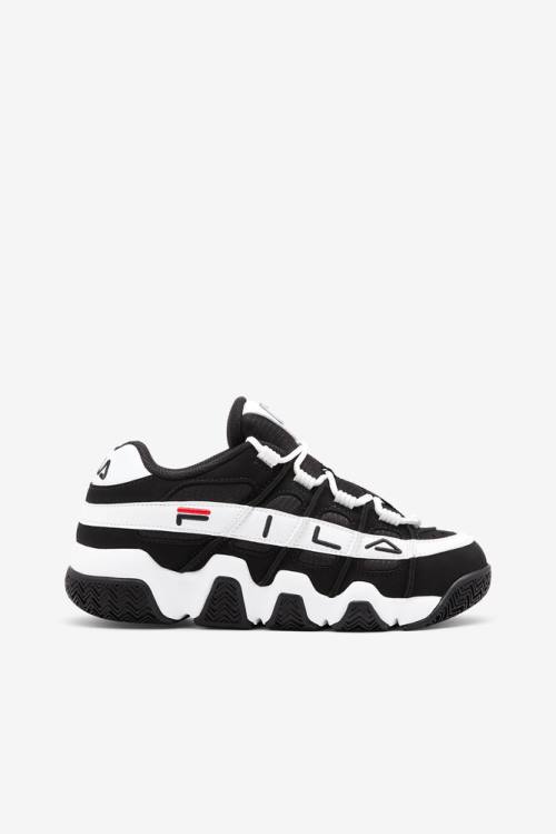 Black / White / Red Women\'s Fila Uproot Sneakers | Fila139ID