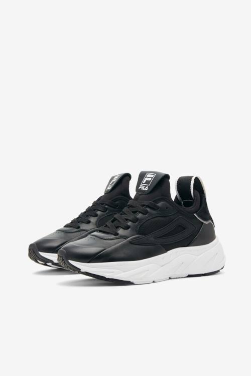 Black / White Women's Fila Amore Sneakers | Fila412EV