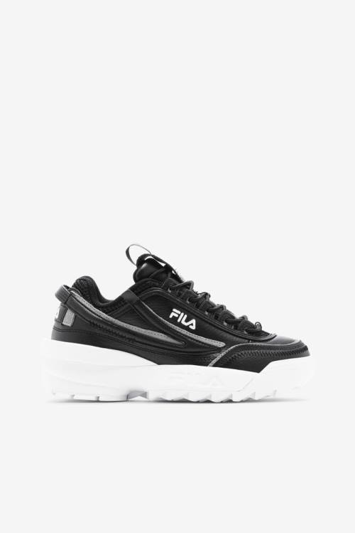 Black / White Women\'s Fila Disruptor 2 Exp Sneakers | Fila678WQ