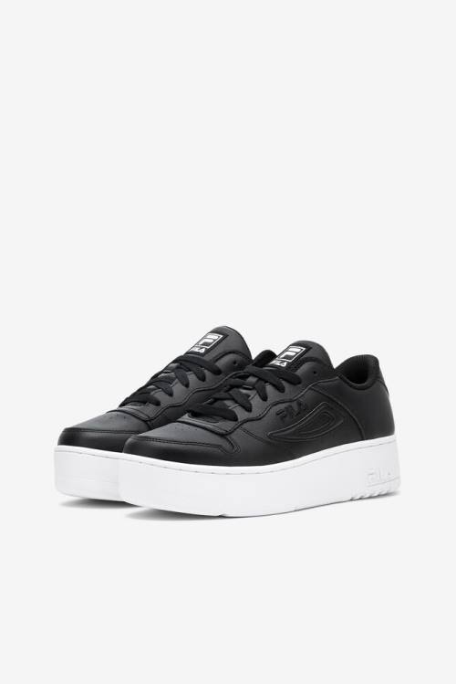 Black / White Women's Fila Fx-115 Dsx Sneakers | Fila072TE