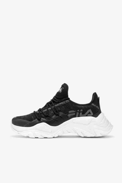 Black / White Women's Fila Relectrove Premium Sneakers | Fila907RC