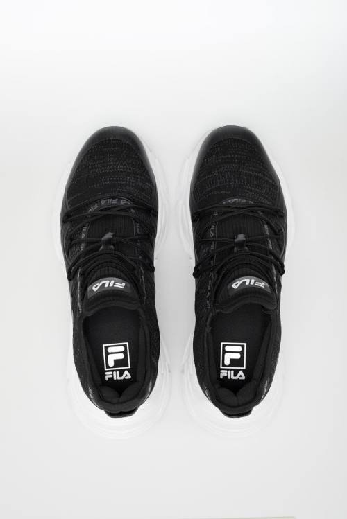 Black / White Women's Fila Relectrove Premium Sneakers | Fila907RC