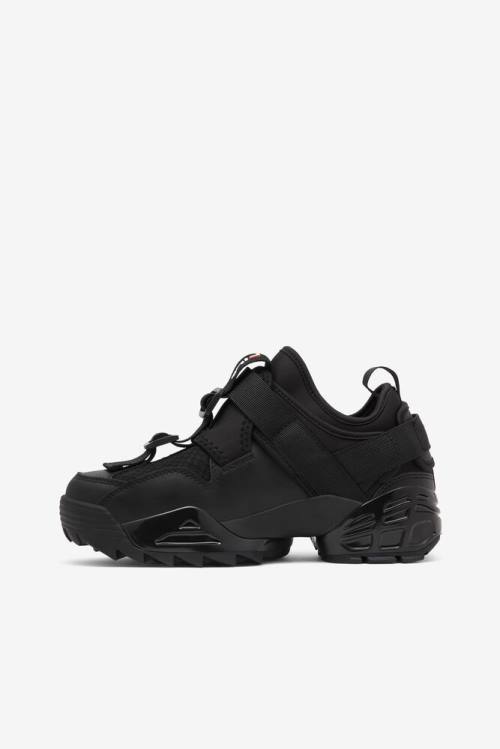 Black / White Women's Fila Unit Le Sneakers | Fila745VC