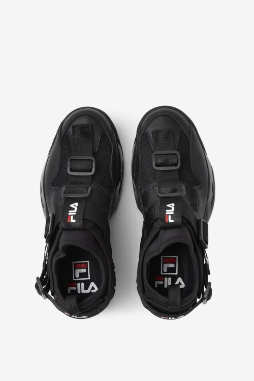 Black / White Women's Fila Unit Le Sneakers | Fila745VC