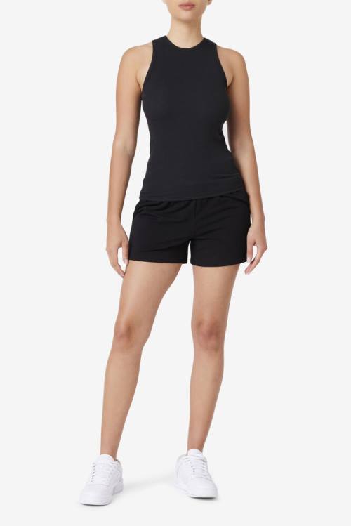 Black Women's Fila Alexia Tank Sports Tops | Fila348VG