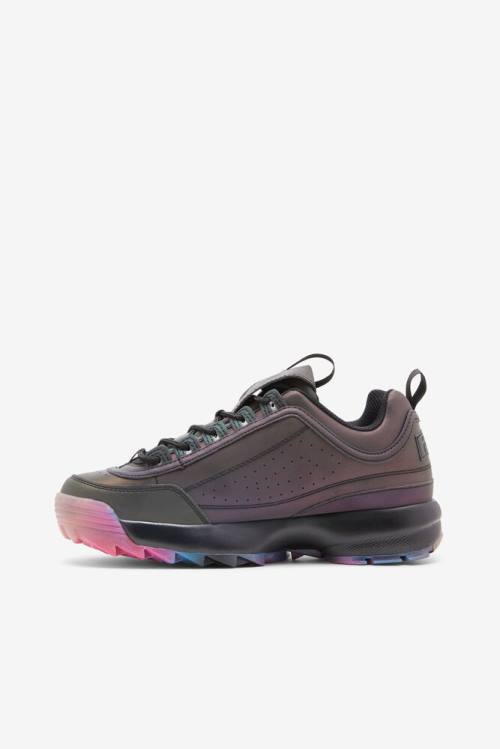 Black Women's Fila Disruptor 2 Phase Shift Sneakers | Fila062AS