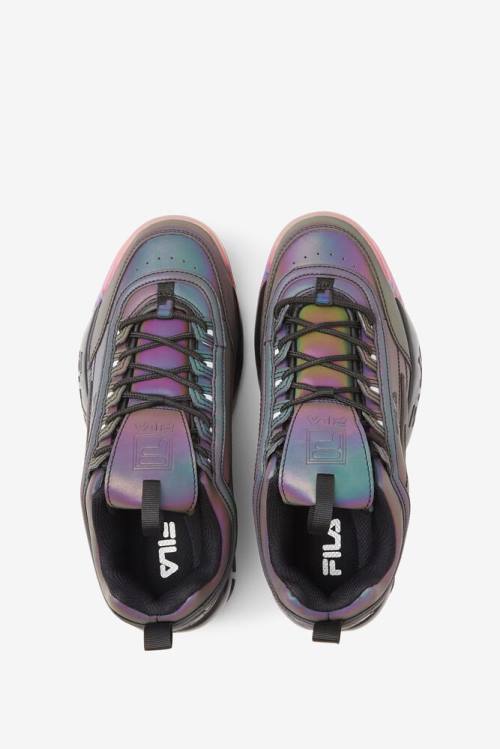 Black Women's Fila Disruptor 2 Phase Shift Sneakers | Fila062AS