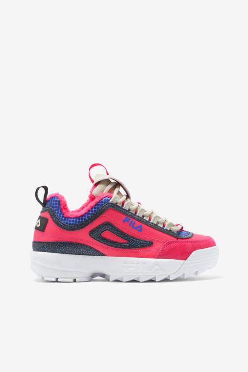 Black Women\'s Fila Disruptor 2 Premium Sneakers | Fila064HM